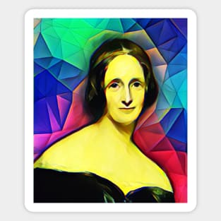 Mary Shelley Colourful Portrait | Mary Shelly Artwork 7 Magnet